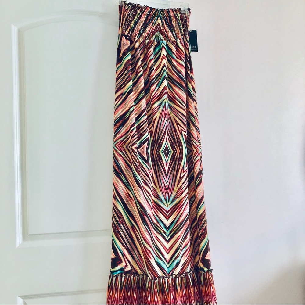 Women’s Strapless Maxi Dress Grass Collection